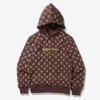 Unisex Louis Vuitton x Supreme Logo hoodie