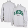 Unisex Philadelphia Eagles ’47 Women’s Vantage Mock Neck Fleece Pullover Sweatshirt