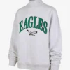 Philadelphia Eagles ’47 Women’s Vantage Mock Neck Fleece Pullover Sweatshirt