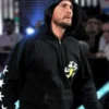 Unisex WWE Wrestler CM Punk GTS Best In The World Black Zip-Up Hoodie