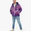 Zubaz Buffalo Bills Zebra Royal Bleacher Blazer Snow Jacket In Stock