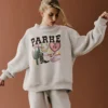 Parke-Texas-Graphic-Mockneck-Fleece-Sweatshirt-in-Grey-For-Womens