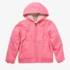 Pink-Carhartt-Sherpa-Lined-Hooded-Active-Jacket-For-Womens