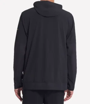 Unisex San Francisco 49ers Rivalries Collection Sideline Anorak Half-zip Black Hooded Jacket